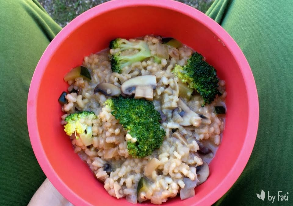 Risotto de verduras autocaravanero