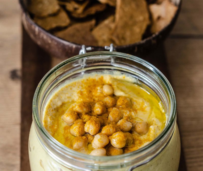 Hummus de Garbanzos con Cúrcuma